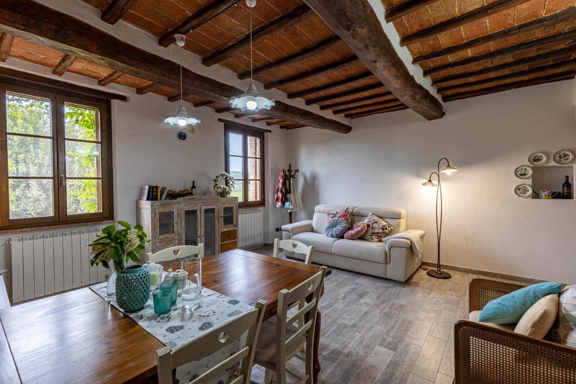 Pociano 1863 - Country House With Stunning View Of Siena Lupompesi Exterior foto