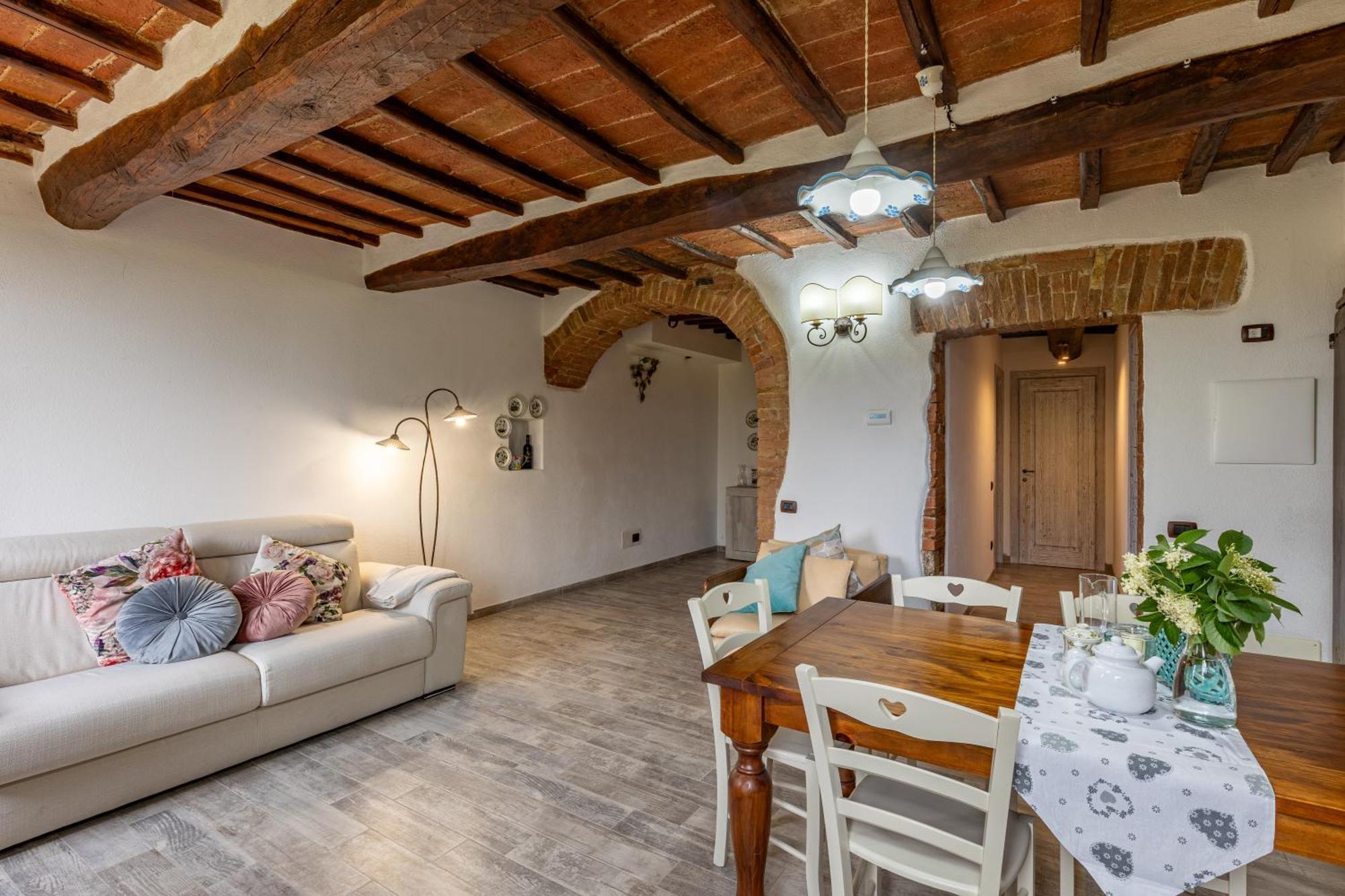 Pociano 1863 - Country House With Stunning View Of Siena Lupompesi Exterior foto