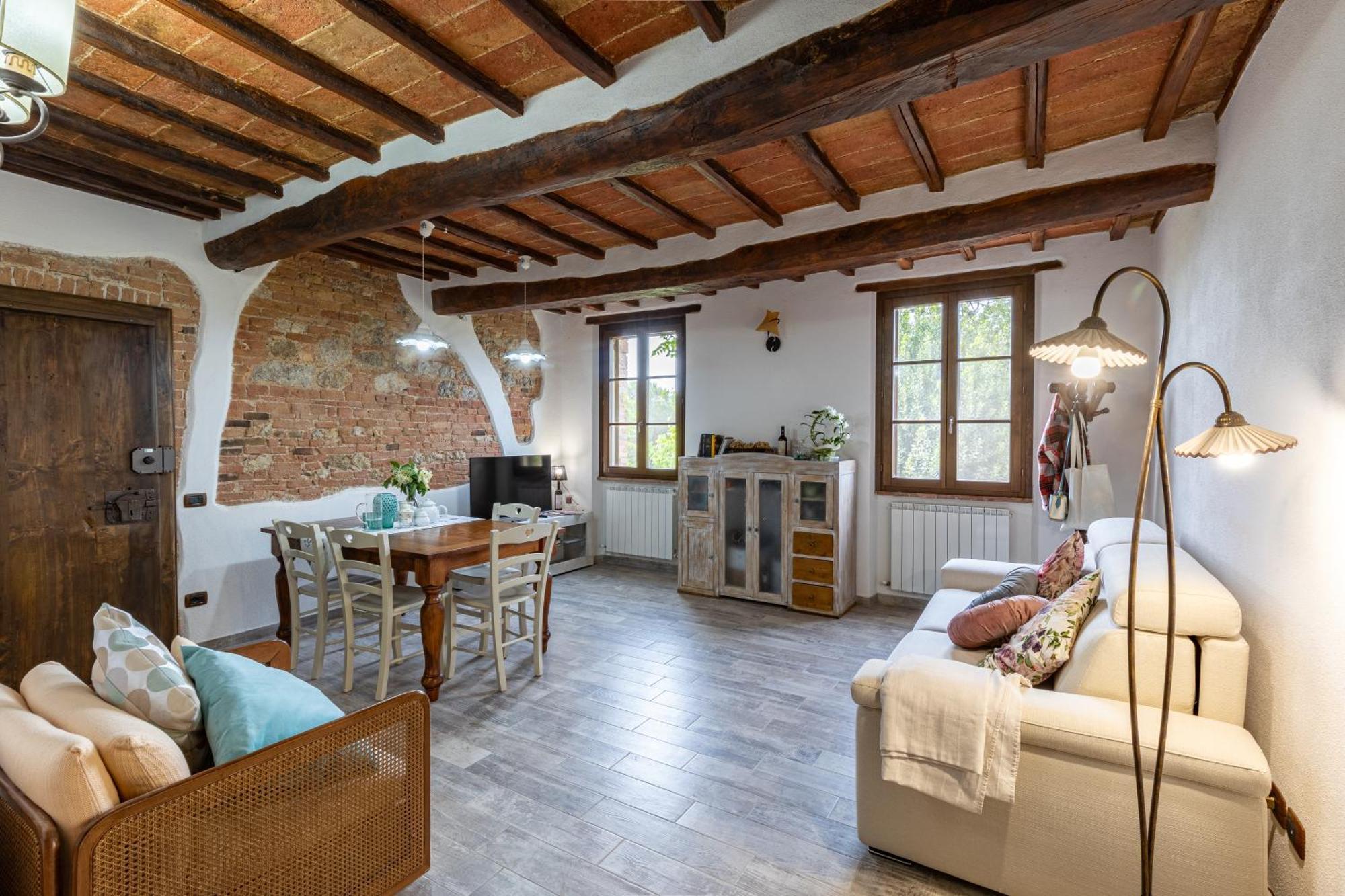 Pociano 1863 - Country House With Stunning View Of Siena Lupompesi Exterior foto